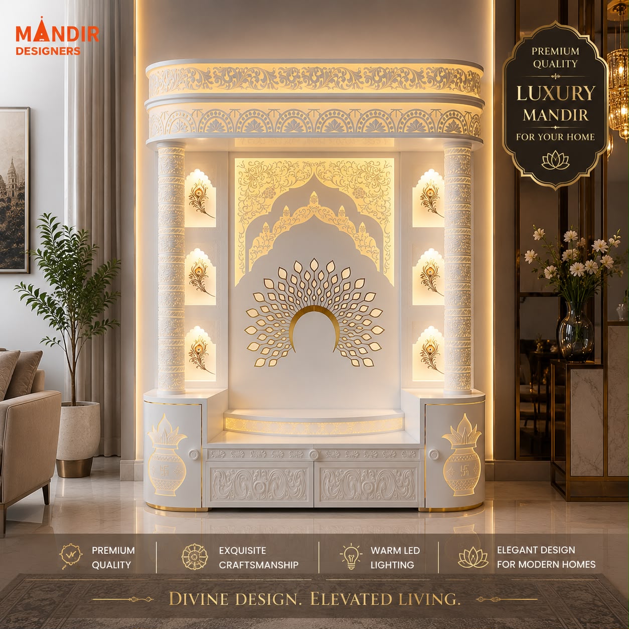 Premium Corian Temple